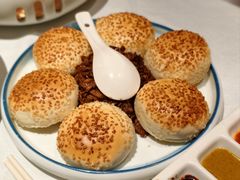 芝麻火烧夹鸭肉-北平楼·烤鸭·北京菜(牡丹园店)