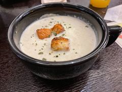 蘑菇奶油汤-机器人火炉披萨