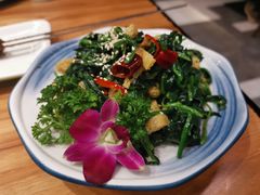 菠菜拌面筋-品回味清真西北楼(宁波首店)