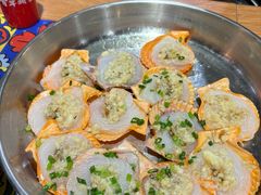 蒜蓉粉丝蒸扇贝-石岐乳鸽村(南海第三分店)