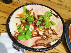 被吃的干干净净的干煸鱿鱼-京玉菲饭店(李村店)