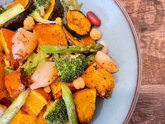 香煎带子芦笋南瓜沙拉-HIGH FIVE哈福手工汉堡(桂林路店)