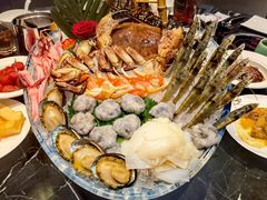 海鲜拼盘-金陵饭店 56F 家·海鲜火锅餐厅