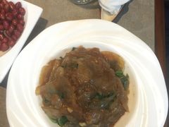 菠菜拌海蜇头-旺顺阁鱼头泡饼(小红门店)