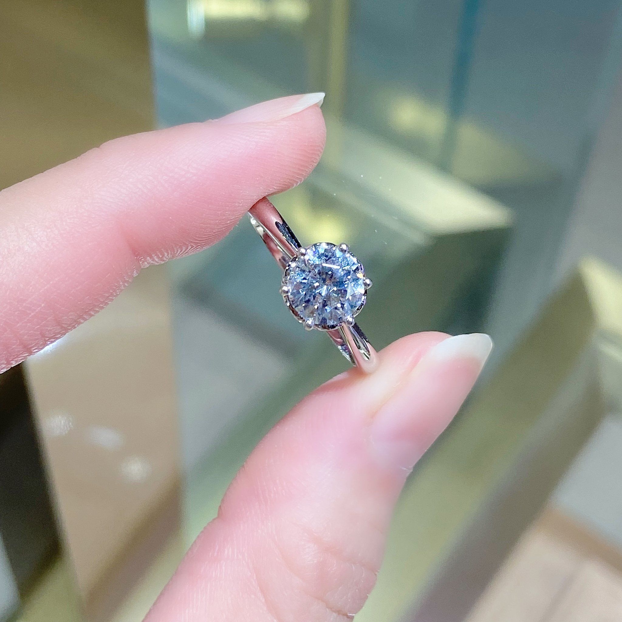 真无语,被人说钻戒是假的