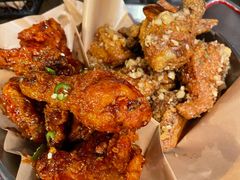 炸鸡一半一半-富乐满韩国正宗炸鸡韩国料理(虹泉路店)