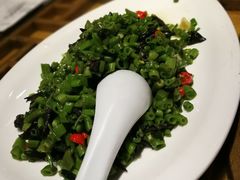 干巴菌炒空心菜-醉云喃