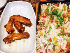 香辣金针菇-猪啊牛呀羊啊铜盘烤肉(正大广场店)