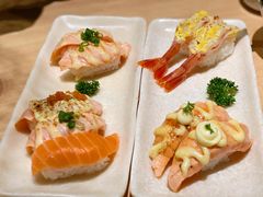 炙烧明太子三文鱼寿司-元气寿司(新城市广场店)