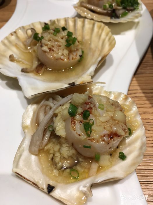 万鱼亭·鹤家日本料理铁板烧蒜蓉扇贝图片 - 第2647张