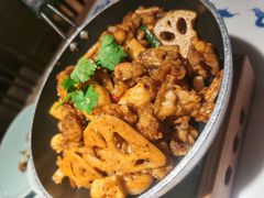 干锅牛蛙-小菜园新徽菜(常州武进吾悦店)