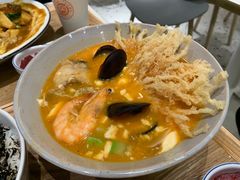 辣鳕鱼汤配日式海苔饭-池奈·咖喱蛋包饭(熙地港店)