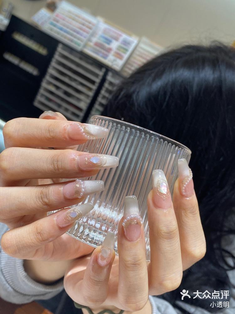 猫眼法式延长甲