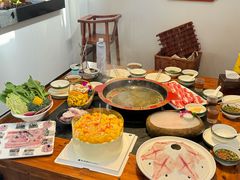 -景明轩•养生酸汤鱼火锅 云贵鲜菌 现舂野果酸汤(王寨小区店)