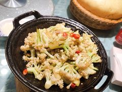 生炒有机菜花-金饭碗家宴(中兴路店)
