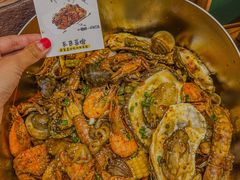 -东来菜馆•手抓海鲜家常菜•海鲜锅贴(鸽子窝店)