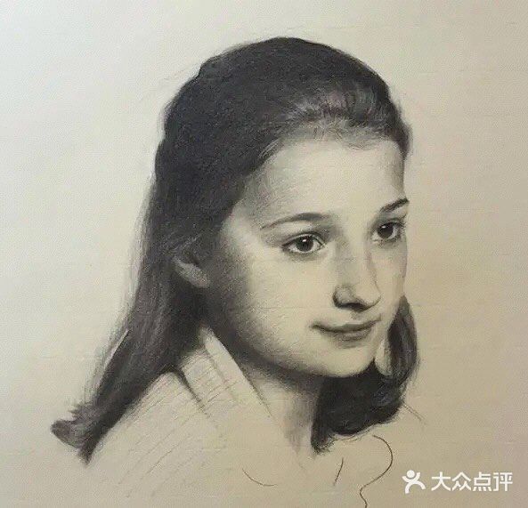 炭笔人物肖像画，你感觉效果怎么样？