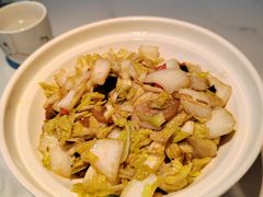 油渣炒高山娃娃菜-庆江南江南菜(琴湖溪里花园城店)