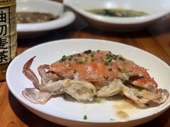 葱油蒸膏蟹-大家发海鲜城夜排档(华山中路店)