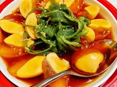 姜汁烧椒调蛋-阿庄新豫菜(航海东路店)