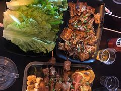 韩国五花肉-百盛烧烤龙虾小酒馆(文富北路店)