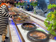 自助取餐区-山海盟海鲜烤肉自助餐厅(杭州萧山银泰店)