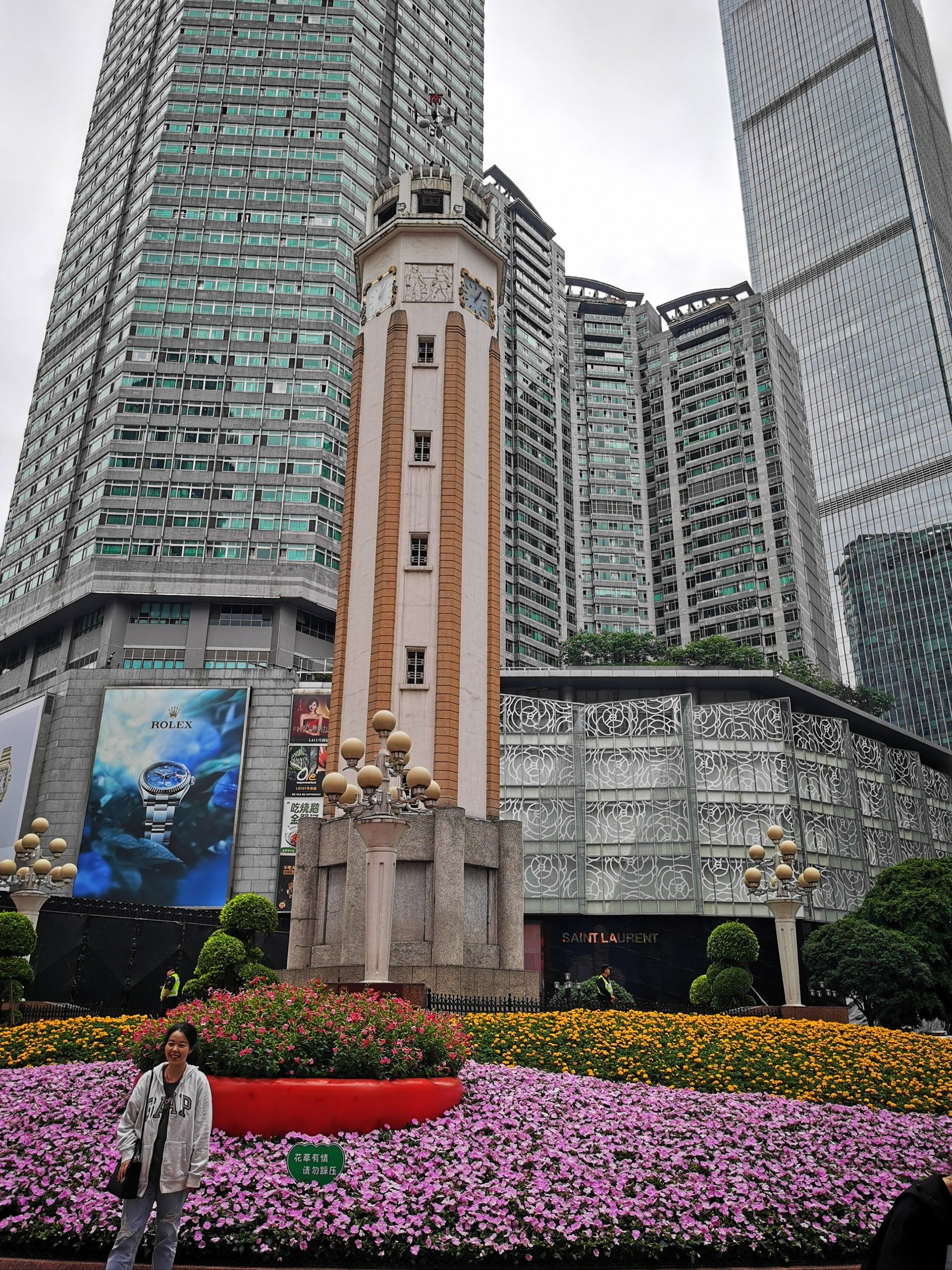 重庆解放碑,地标性建筑物,纪念那些革命英烈