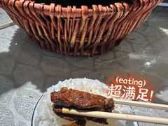 排骨豆角卷子-华盛园卷子王农家菜水库鱼