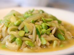 丝瓜毛豆小白虾-壹只菜·崇明本地特色菜(崇明南门店)