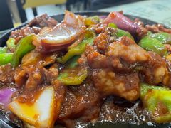 铁板牛柳-北大地皖峰饭馆