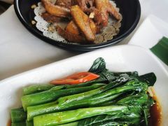 白灼菜心-东江渔村·古典园林·30年粤菜老字号(太和店)