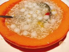 南瓜酒酿小圆子-玫瑰厅上海菜(兴国路店)