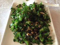 榄菜四角豆-糟粕醋·椰苑海南菜餐厅(亚龙湾天域酒店)