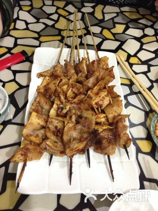 金焱烧烤城大筋皮图片 - 第1张