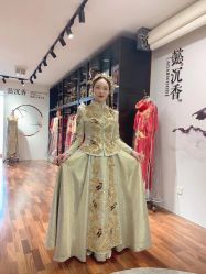 -懿沉香中式嫁衣礼服秀禾服龙凤褂马来褂旗袍总店