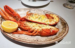 Butter Garlic Cheese Baked Boston Lobster