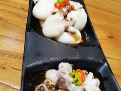-东来菜馆•手抓海鲜家常菜•海鲜锅贴(鸽子窝店)