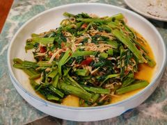 酸笋炒空心菜-浩海火烧云傣家菜(京广店)