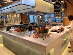 自助取餐区-杭州钱江新城万怡酒店-西餐厅