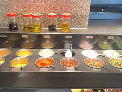 自助调料区-淘米捞·米汤脆鲩鱼火锅(福田皇岗店)