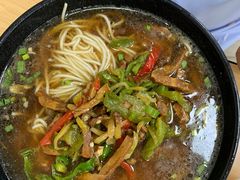 青椒干子肉丝面-瞻老元面馆(双塘路店)
