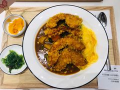 炸玉米片南瓜-池奈·咖喱蛋包饭(熙地港店)