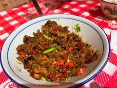 爆炒雪花牛腱肉-荆九爷爆炒桥头三嫩(浙大店)