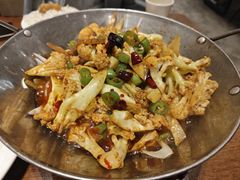 干锅菜花-站前猪蹄&家常炒菜(长乐公园店)