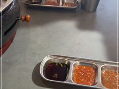 自助调料区-围炉肉舍•炭烤活鳗•丹东海鲜烤肉(步行街店)