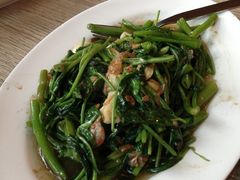炒空心菜-建兴酒家(萨木亚店)