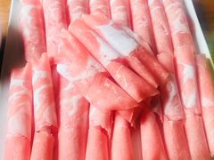 羊上脑肉-義聚德·清真铜锅涮羊肉·烧烤(河东店)