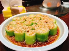蒜茸蒸丝瓜-羲和雅苑•北京烤鸭(乐园道万象城店)