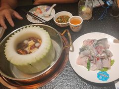 -得意咚瓜·顺德鱼生·冬瓜盅火锅