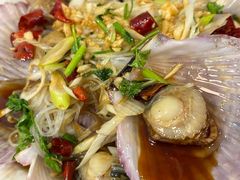 油泼扇贝-来之顺海鲜菜馆·青岛菜·始于1993(栈桥店)